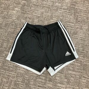 Adidas Women's Athletic Shorts in Black and Gray